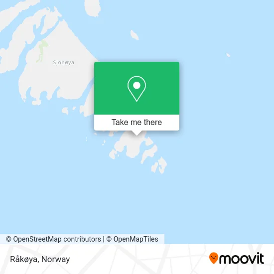 Råkøya map