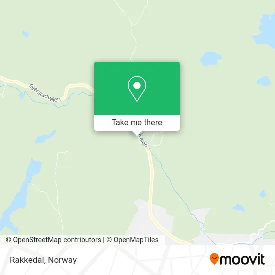 Rakkedal map