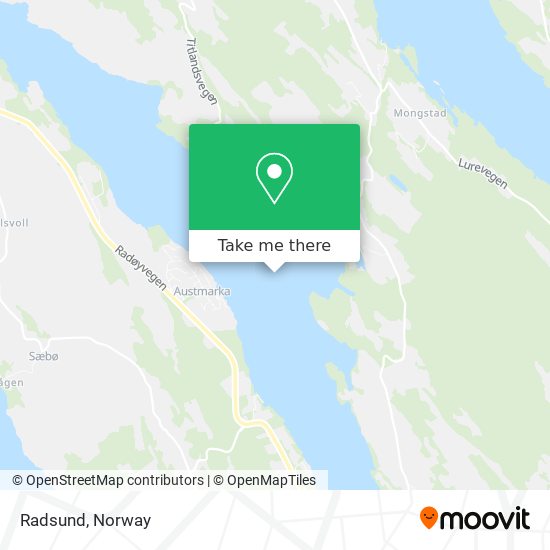 Radsund map