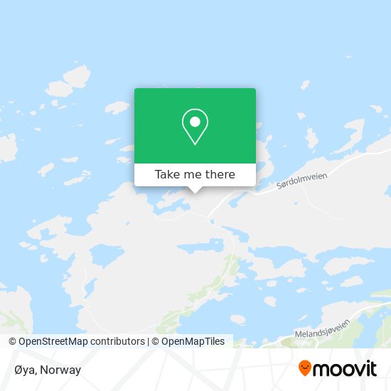 Øya map