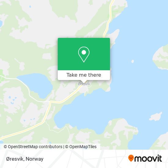 Øresvik map