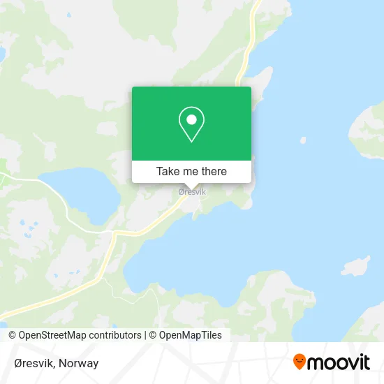 Øresvik map