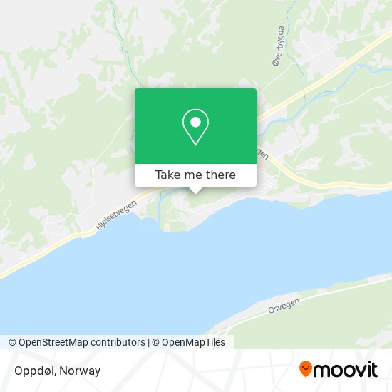 Oppdøl map