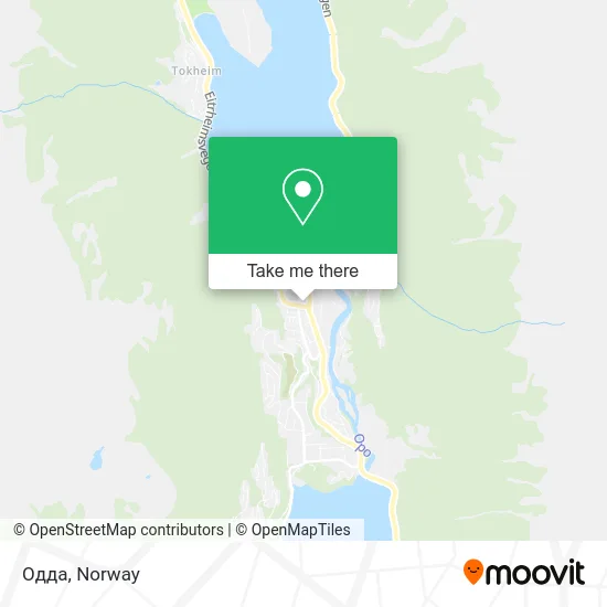 Одда map