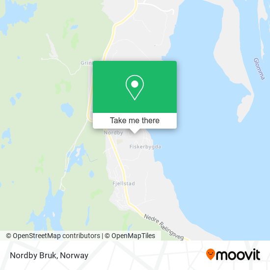 Nordby Bruk map