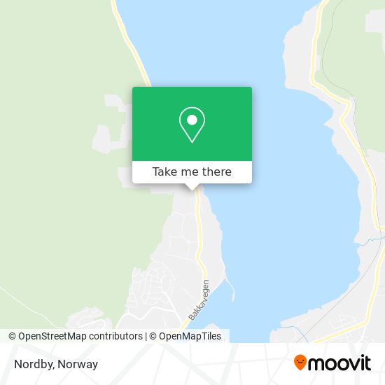 Nordby map