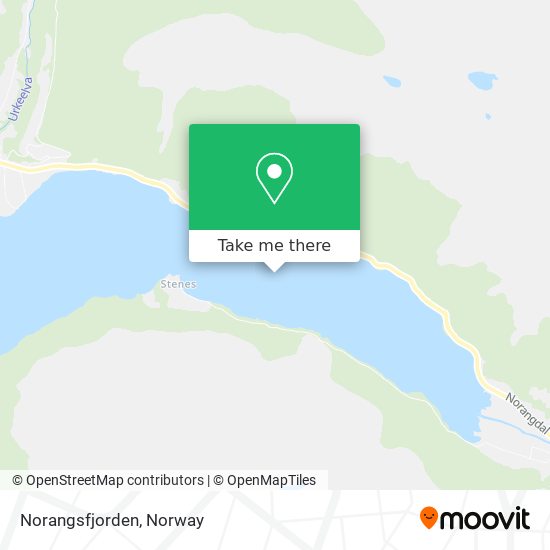 Norangsfjorden map