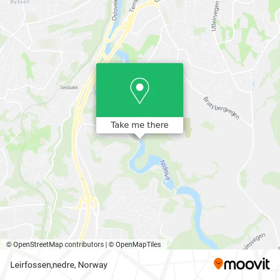 Leirfossen,nedre map