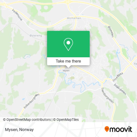 Mysen map