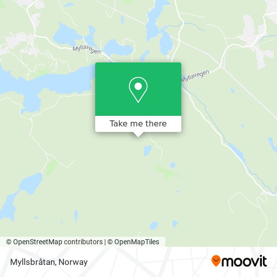 Myllsbråtan map