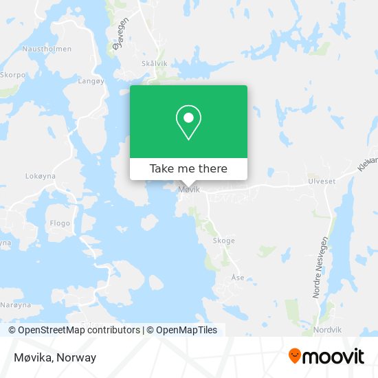 Møvika map