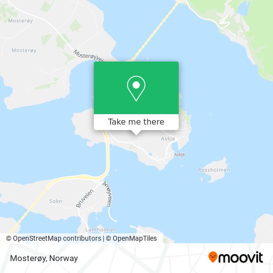 Mosterøy map