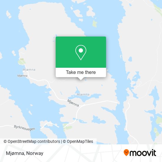 Mjømna map