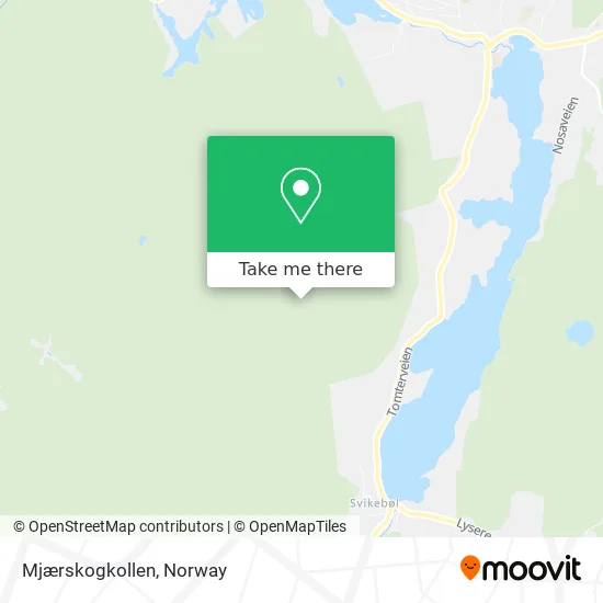 Mjærskogkollen map