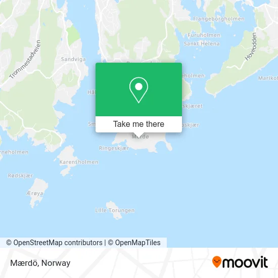 Mærdö map