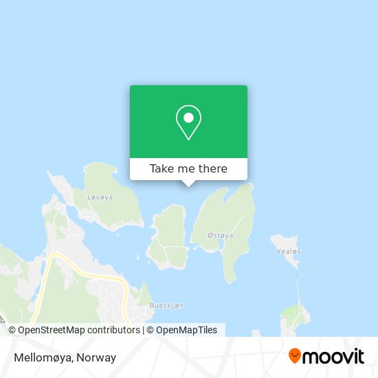Mellomøya map