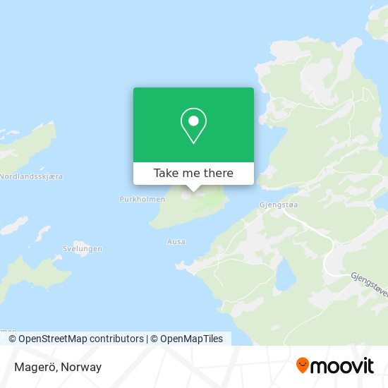 Magerö map