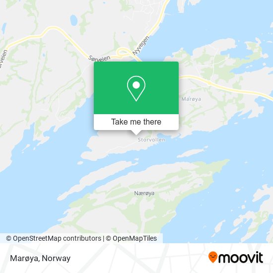 Marøya map