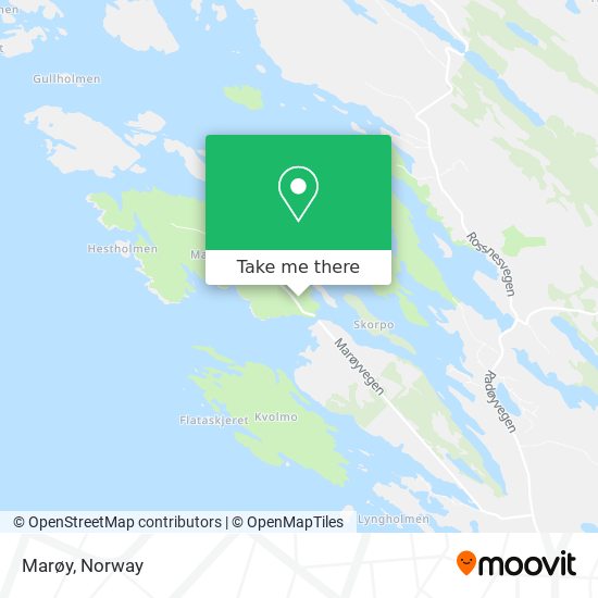 Marøy map