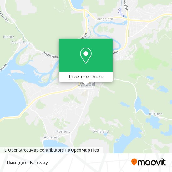 Лингдал map