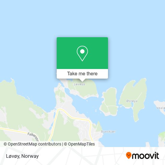 Løvøy map
