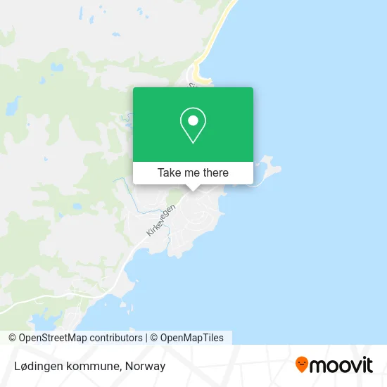 Lødingen kommune map