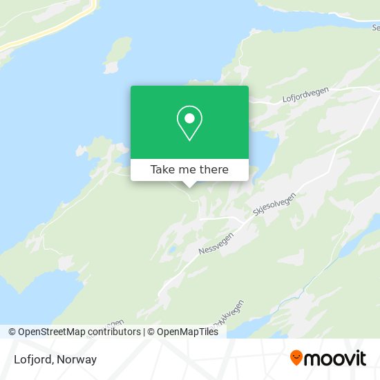 Lofjord map