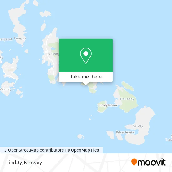 Lindøy map