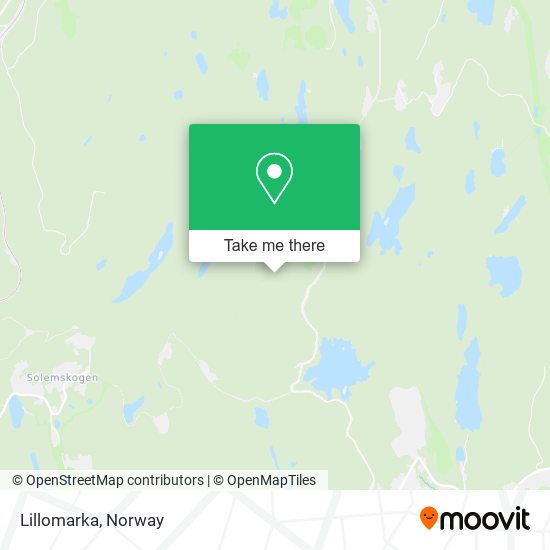 Lillomarka map