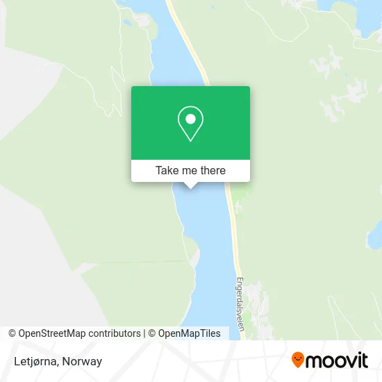 Letjørna map