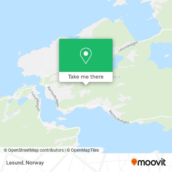 Lesund map