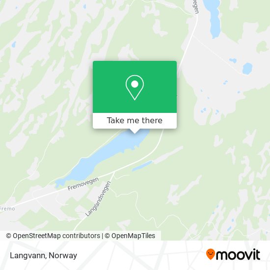 Langvann map