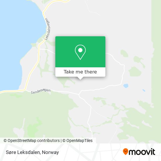 Søre Leksdalen map