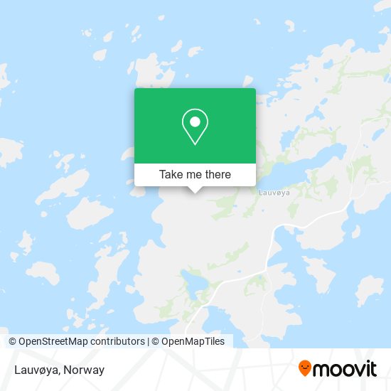 Lauvøya map