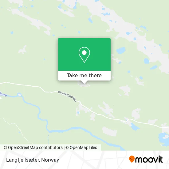 Langfjellsæter map