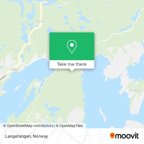 Langetangen map