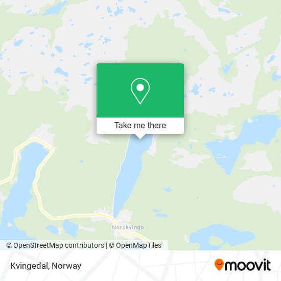 Kvingedal map