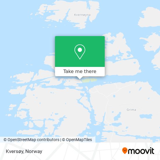 Kversøy map