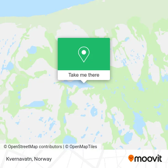 Kvernavatn map