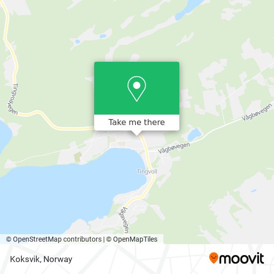 Koksvik map