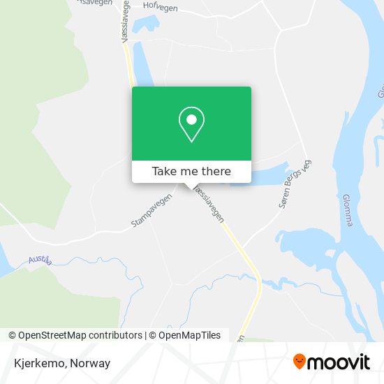 Kjerkemo map