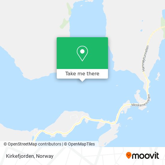 Kirkefjorden map