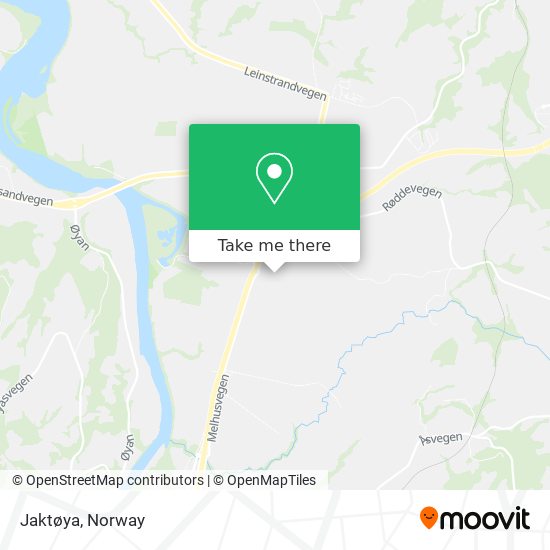 Jaktøya map