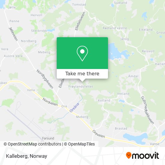 Kalleberg map