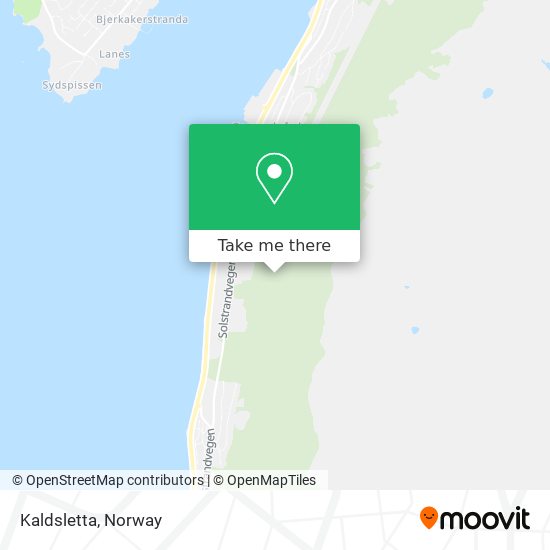 Kaldsletta map