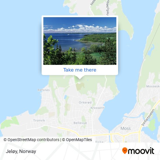 Jeløy map