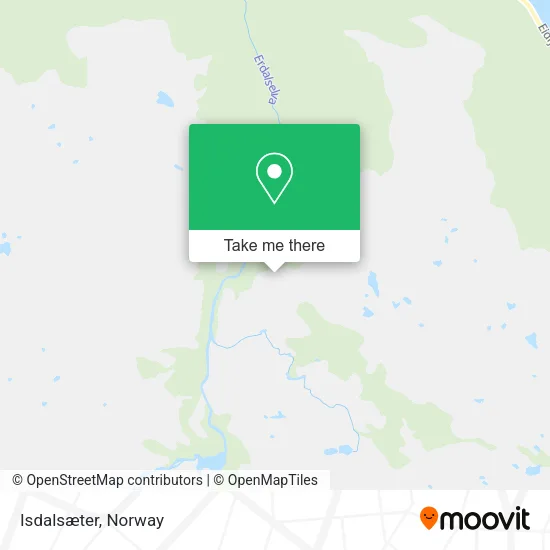 Isdalsæter map