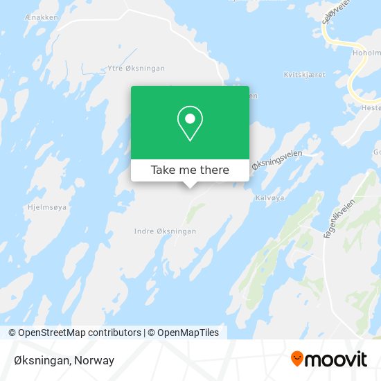 Øksningan map