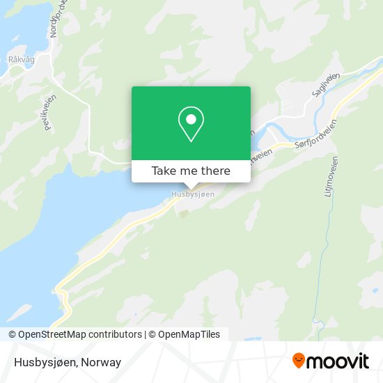 Husbysjøen map