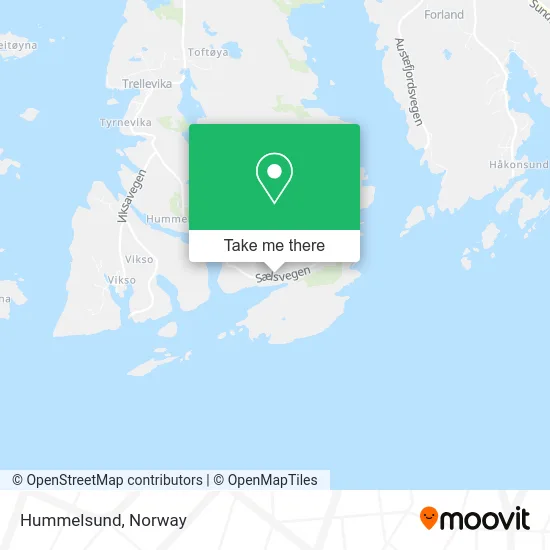 Hummelsund map